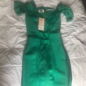 House of CB GREEN DRESS